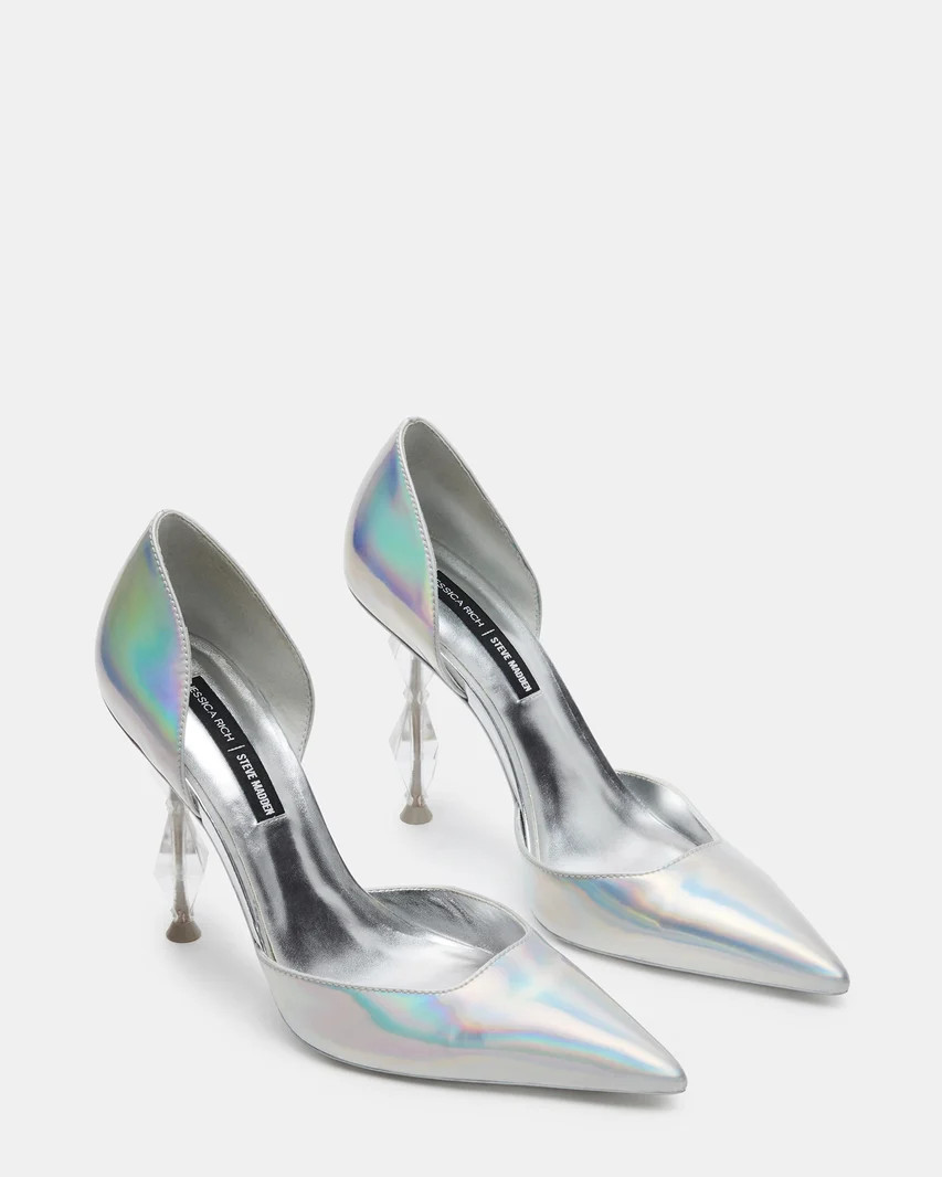 TALIA Iridescent Pointed Toe Pump | Jessica Rich x Steve Madden | Steve Madden (US)
