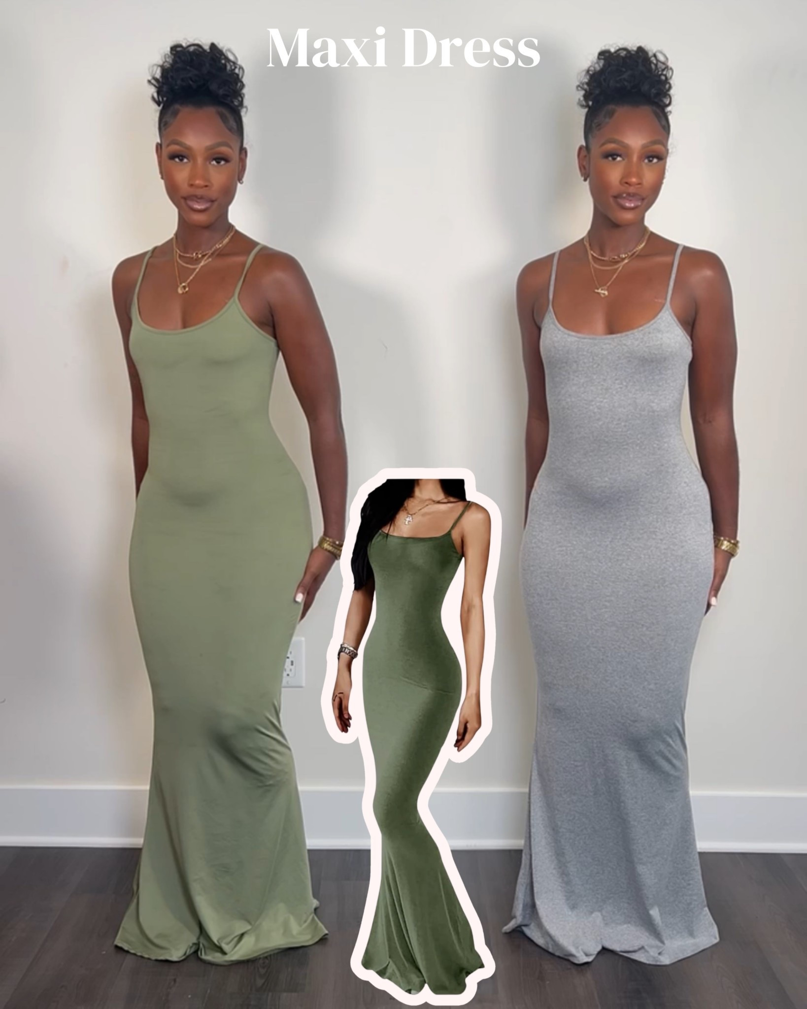A maxi dress that’s simple but does all the talking! Floor length ✅ array of colors ✅ #amazonbasics

#LTKootd