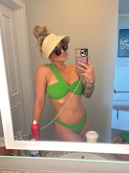 Green bikini 
