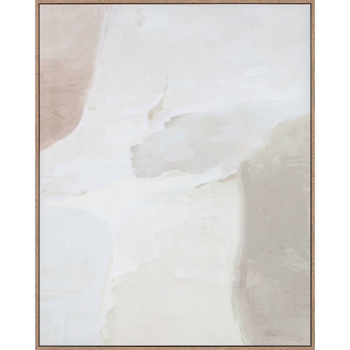 24" x 30" Neutral Abstract Lines Framed Canvas - Threshold™ designed with Studio McGee | Target