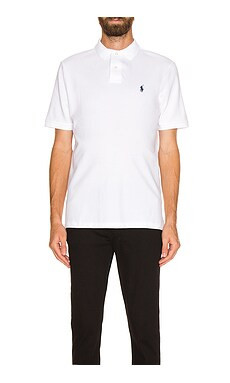 Polo Ralph Lauren Classic Fit Mesh Polo in White from Revolve.com | Revolve Clothing (Global)