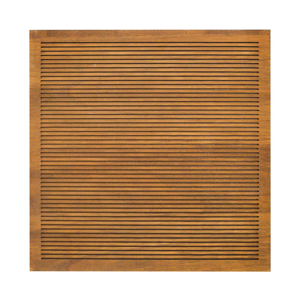 14.4""x 14.4"" Wood Letter Board Brown - Threshold | Target