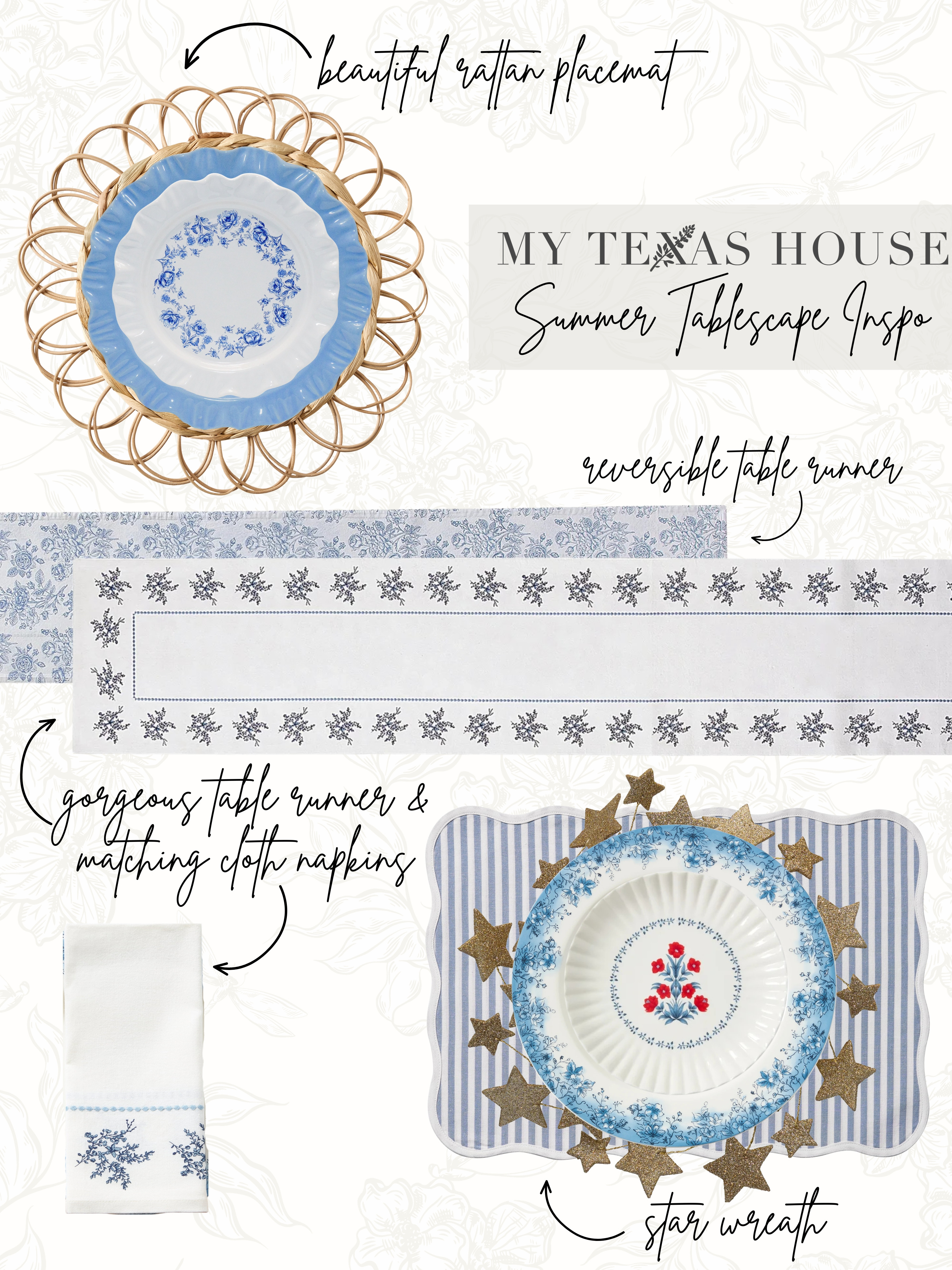 Love love love creating the perfect place settings for hosting this summer!  

 #LTKSeasonal #LTKHome