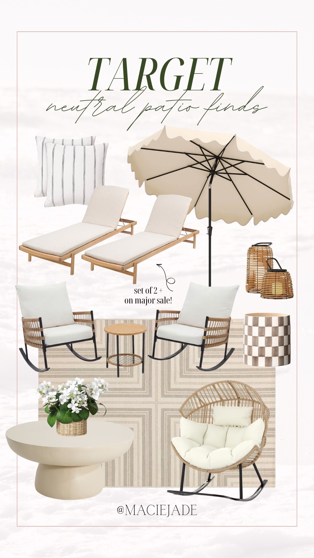 Loving these neutral patio finds from Target to refresh any space ☀️ 

Target home, target patio, target outdoor and patio, target patio furniture, target sale, patio space, patio chairs, outdoor lounging, outdoor rug, patio refresh

#LTKSeasonal #LTKHome