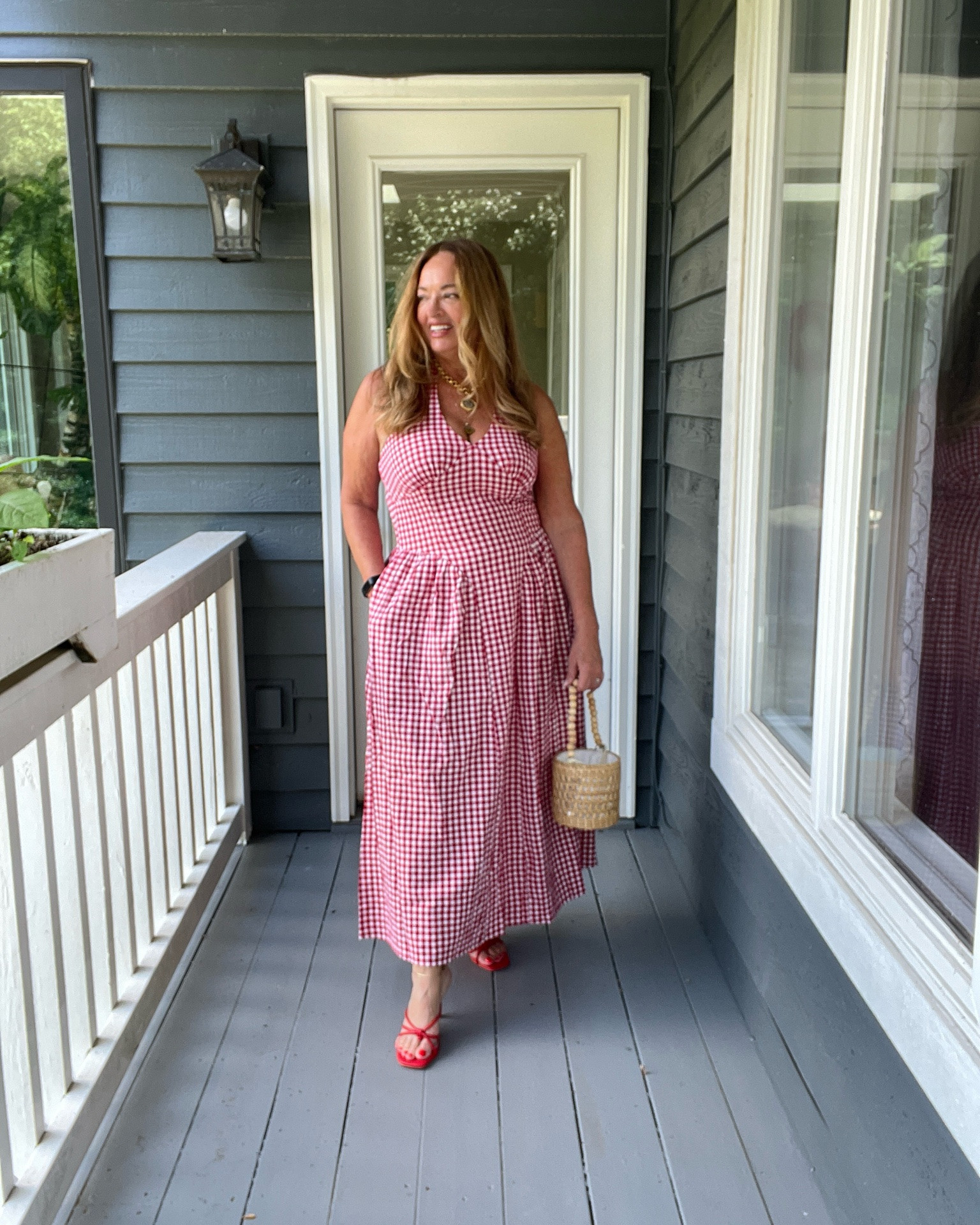 Summer dress. July 4th outfit ideas. Gingham maxi dress.

#LTKActive #LTKdayinmylife #LTKgrwm