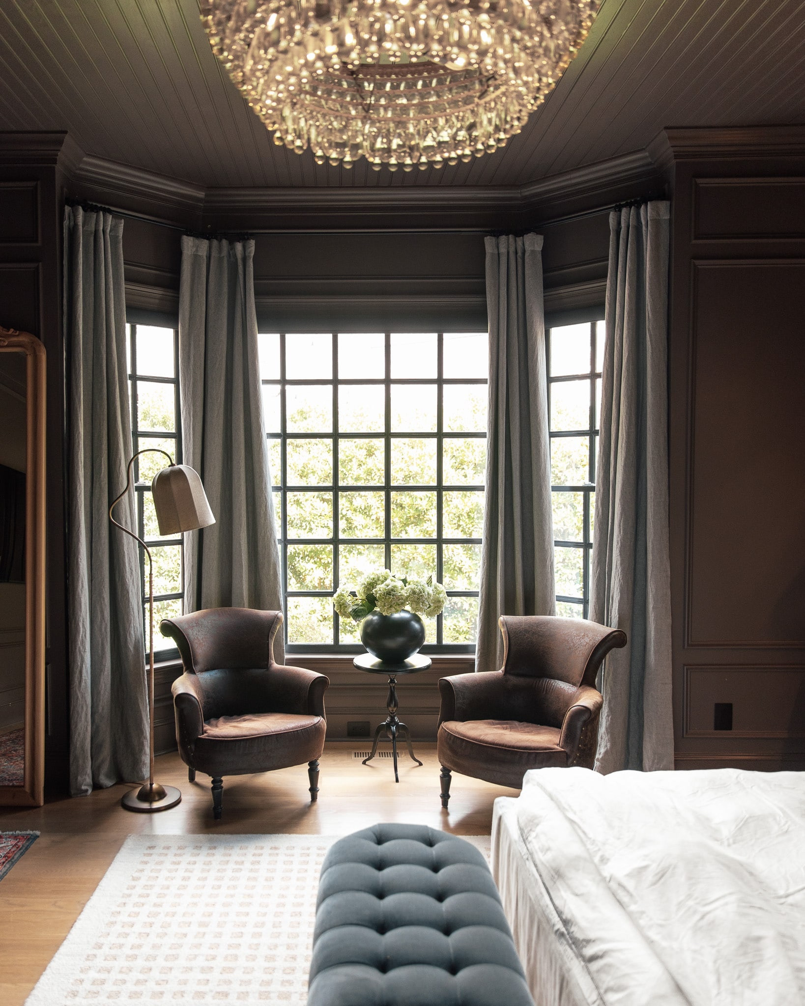 Did you know the grid pattern in windows is referred to as “lites”? Sharing more information about windows on ChrisLovesJulia.com today!

Master bedroom, moody paint color, grid window, chandelier, armchairs, side table, vase with flowers, curtains, floor lamp, rug, velvet bench, floor mirror, slipcover bed

#LTKsalealert #LTKhome #LTKstyletip