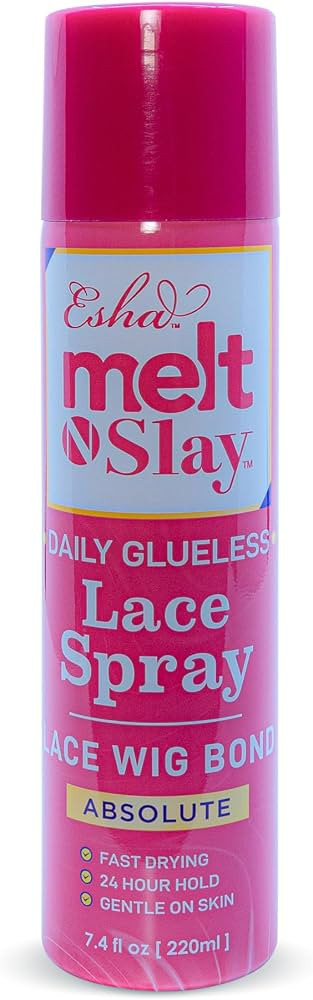 Esha Melt N Slay Glueless Lace Spray, Melting and Holding for Wigs, Lace Bond Adhesive Spray for ... | Amazon (US)