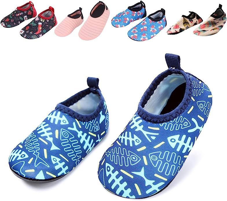 Barerun Baby Girls Boys Water Shoes Swim Barefoot Water Sport Aqua Socks for Beach Pool Swim Sand | Amazon (US)