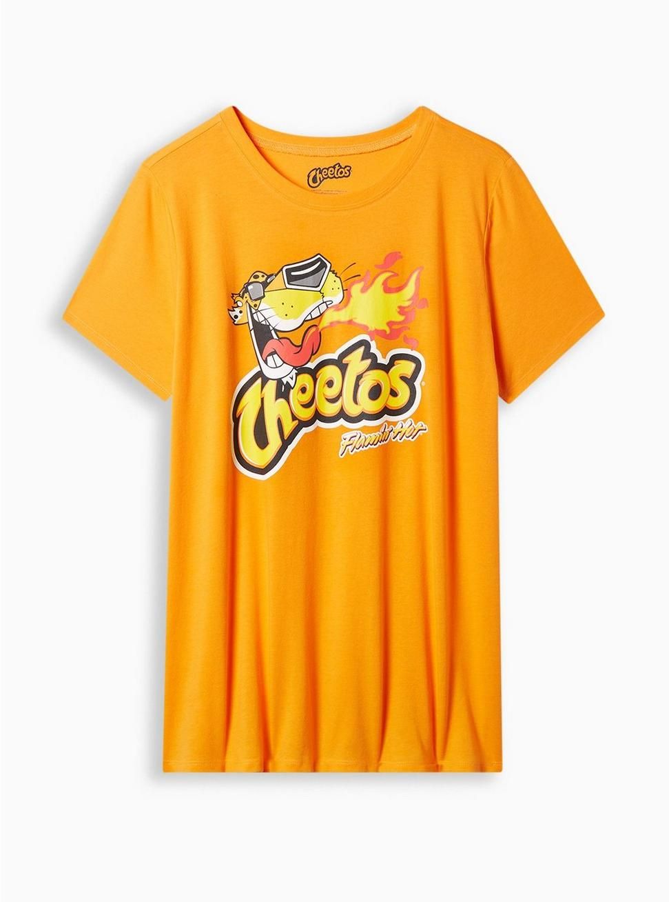 Hot Cheetos Classic Fit Cotton Crew Neck Top | Torrid (US & Canada)