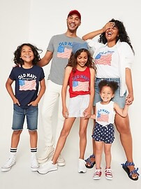 2022 "United States of All" Flag Graphic Sleeveless T-Shirt for Women | Old Navy (US)