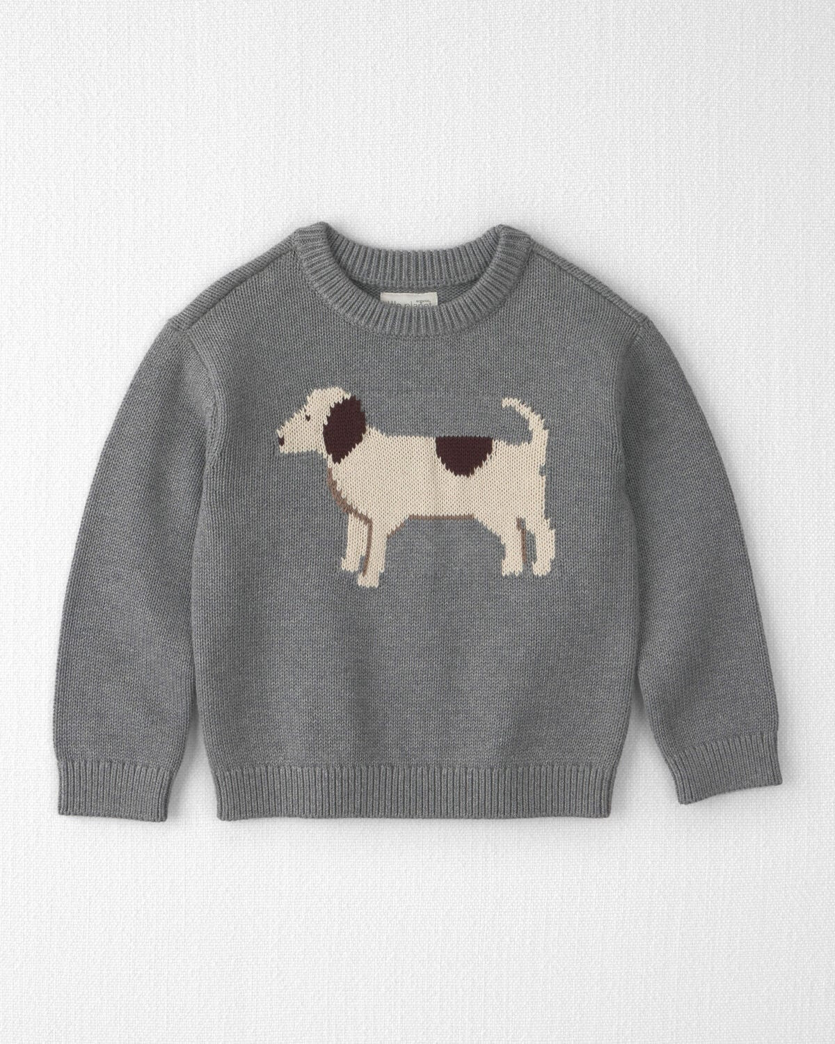 Toddler Organic Cotton Dog Sweater Knit Pullover | Carter's Inc