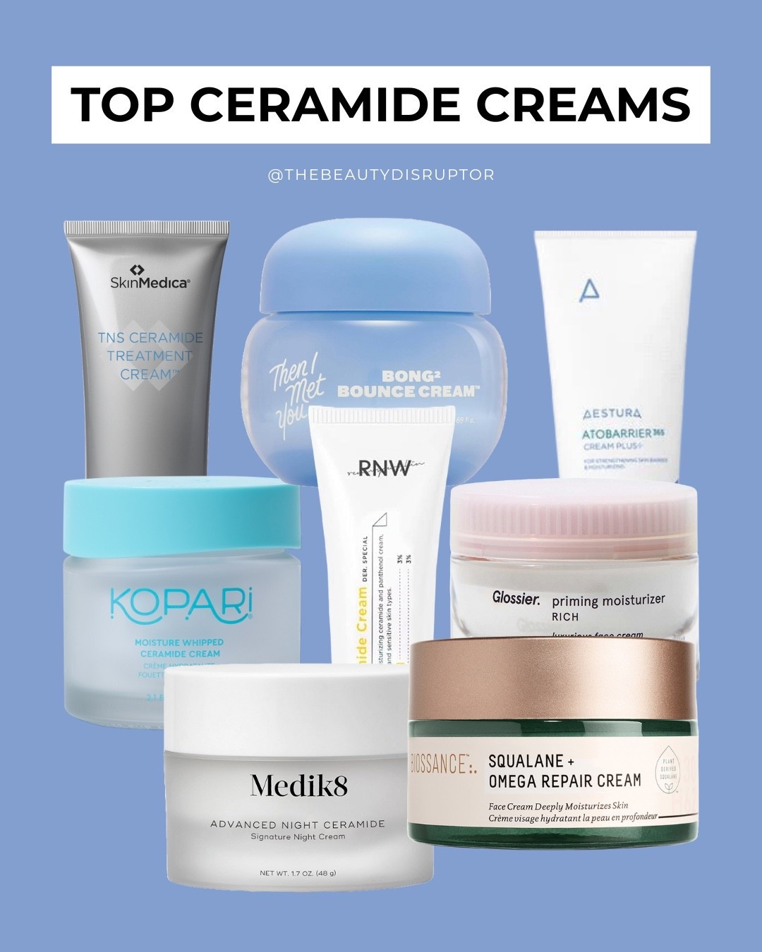 The best ceramide creams for hydrated, plump, youthful looking skin. 🧴✨

If you’re looking for a face cream to provide deep hydration, maintain your moisture barrier, and give you a youthful glow, then look no further than these top 8 ceramide creams.

These moisturizers come highly recommended, and don’t disappoint. 

#ceramidecream #moisturizers #facecream #antiaging #dryskin #skincare #SkinBarrier



#LTKBeauty #LTKOver40 #LTKselfcare
