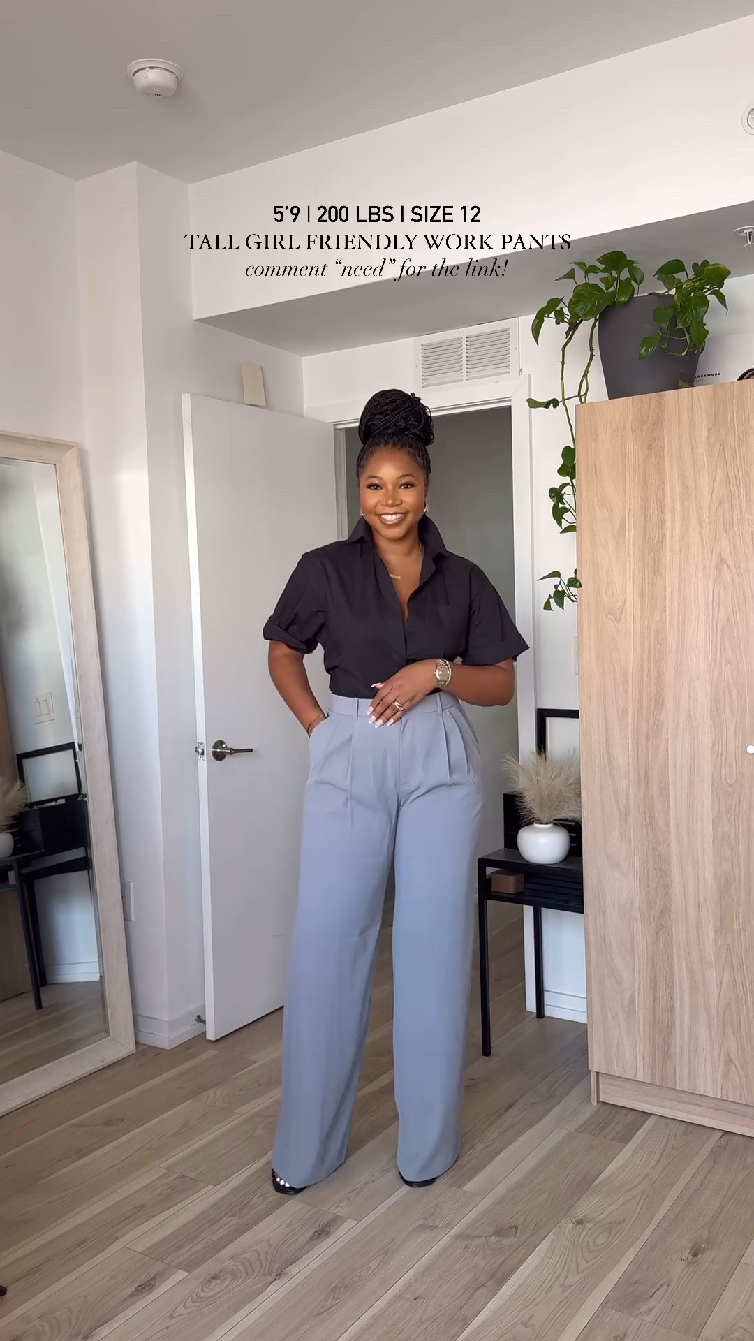 The perfect work trousers and they are petite, regular, tall girl friendly lengths ! I am 5’9 | 200 lbs wearing a size 12 and they do run a little big so I could have sized down

#LTKworkwear #LTKfindsunder100 #LTKmidsize