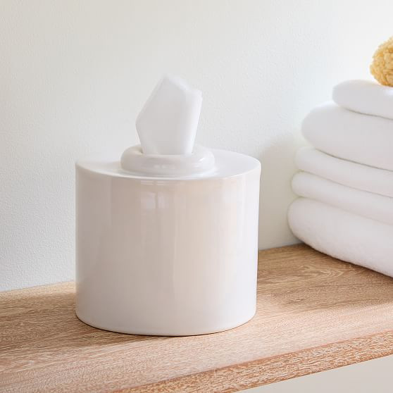 SIN Ush Tissue Box Cover | West Elm (US)