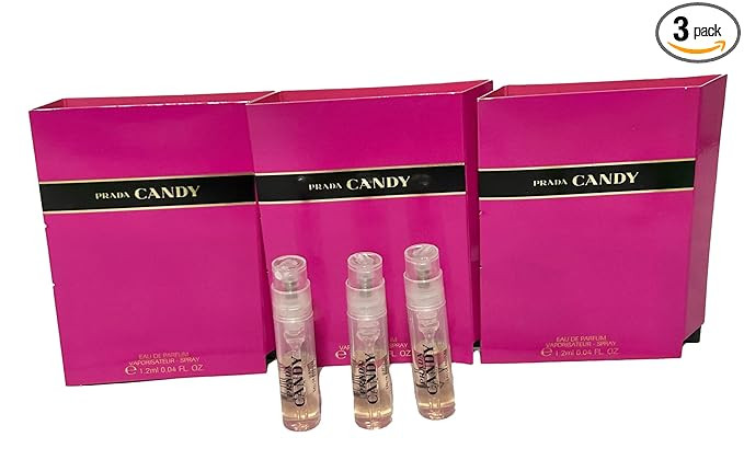 Prada Candy Sample Perfume Eau De Parfum WOMEN Spray Vial 1.2 ml / 0.04 oz | Amazon (US)