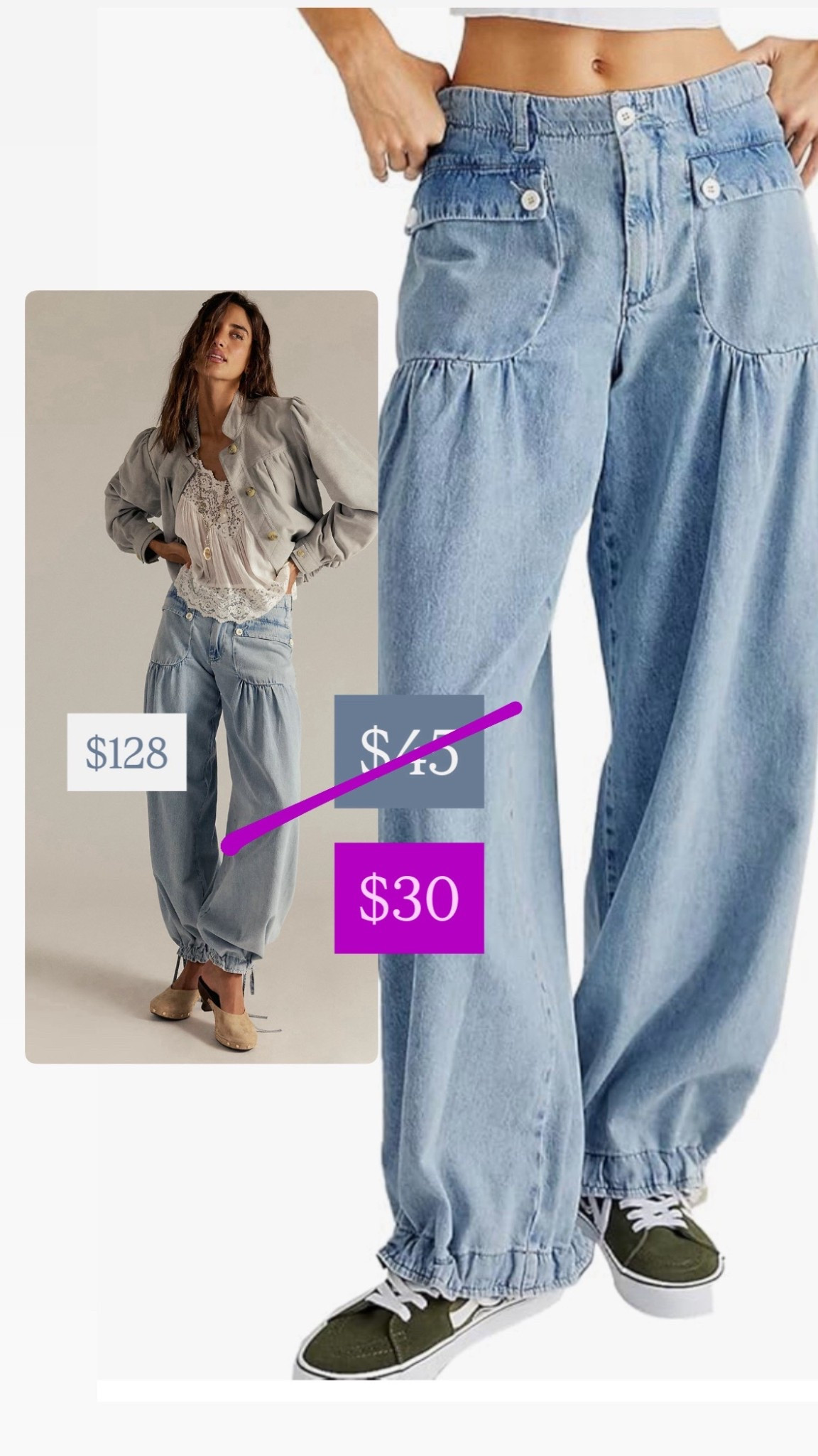 Love the Free People Lotus Jeans but not the price? Same!! Shop this version here! 

NOW even more affordable than when I first found them!! 👀

Always the look you want at the price thats SO much friendlier 😍!!

Free People Dupes 
FP Movement
Athleisure
Preppy Outfits
Amazon Fashion
Amazon Deals
Top Seller 
Hot Item 
Trending Styles
Free People for Less
Boho Chic
Designer Look Alike

#LTKStyleTip #LTKFindsUnder50