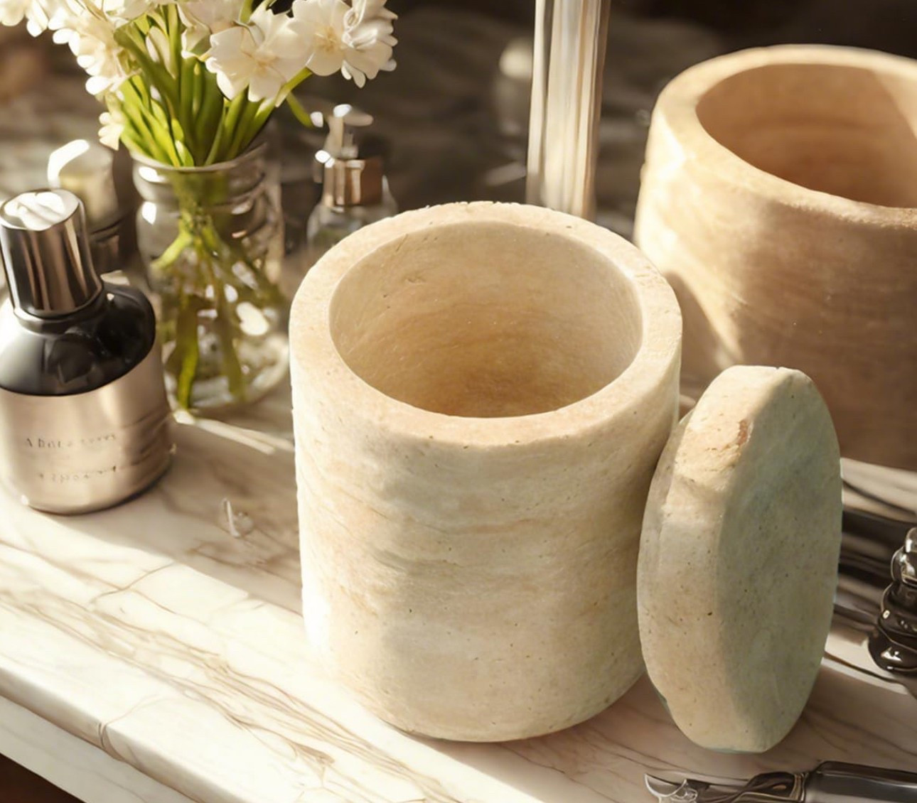 5% off 🎉

Natural Marble Canister, Cotton Swab Holder with Lid, High Capacity Bathroom Qtip Holder Storage for Cotton Swab, Floss Picks, Makeup Pad, Bath Salt, Beige White Travertine(NS019)

#LTKSaleAlert #LTKHome