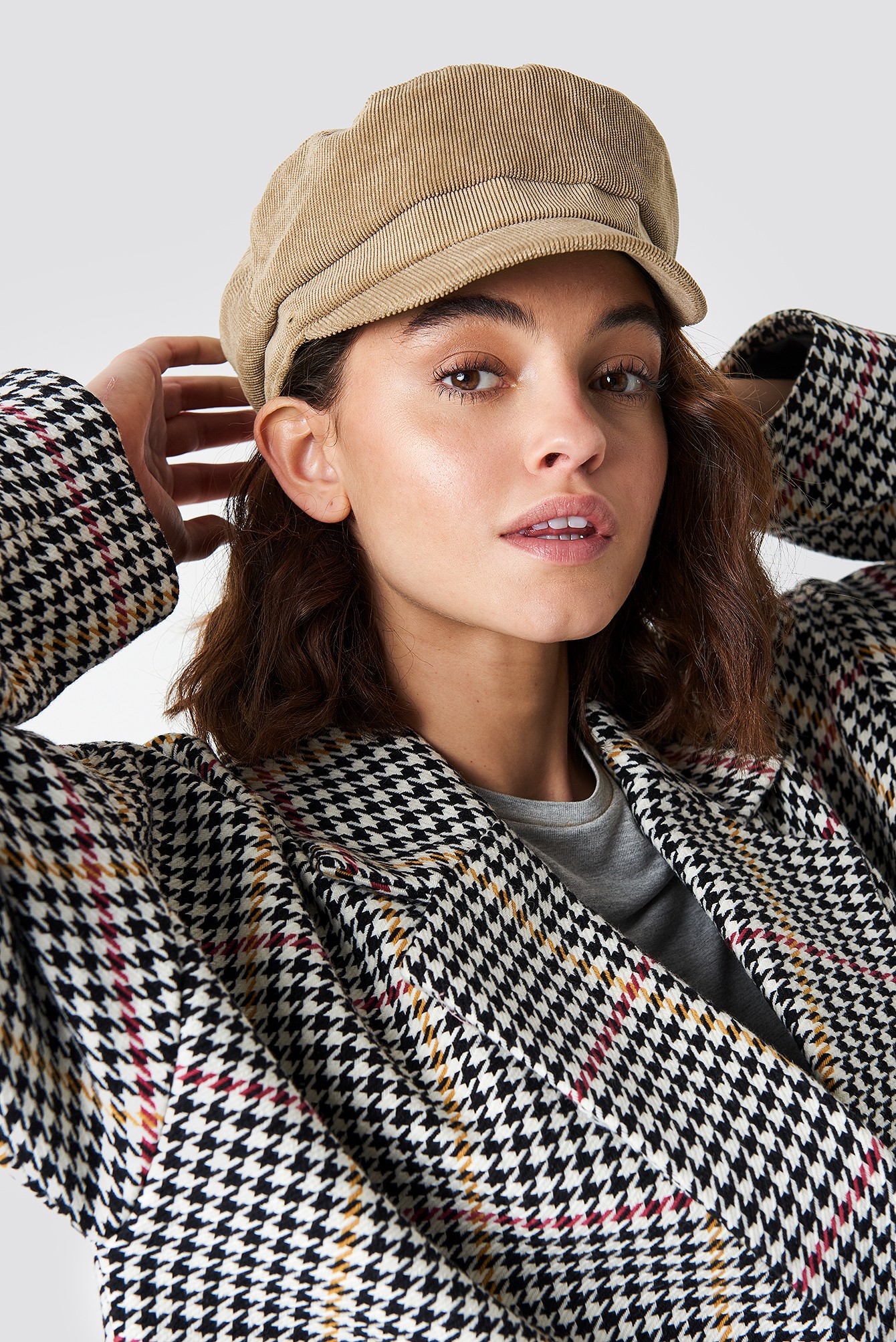 Corduroy Baker Boy Cap | NA-KD Global