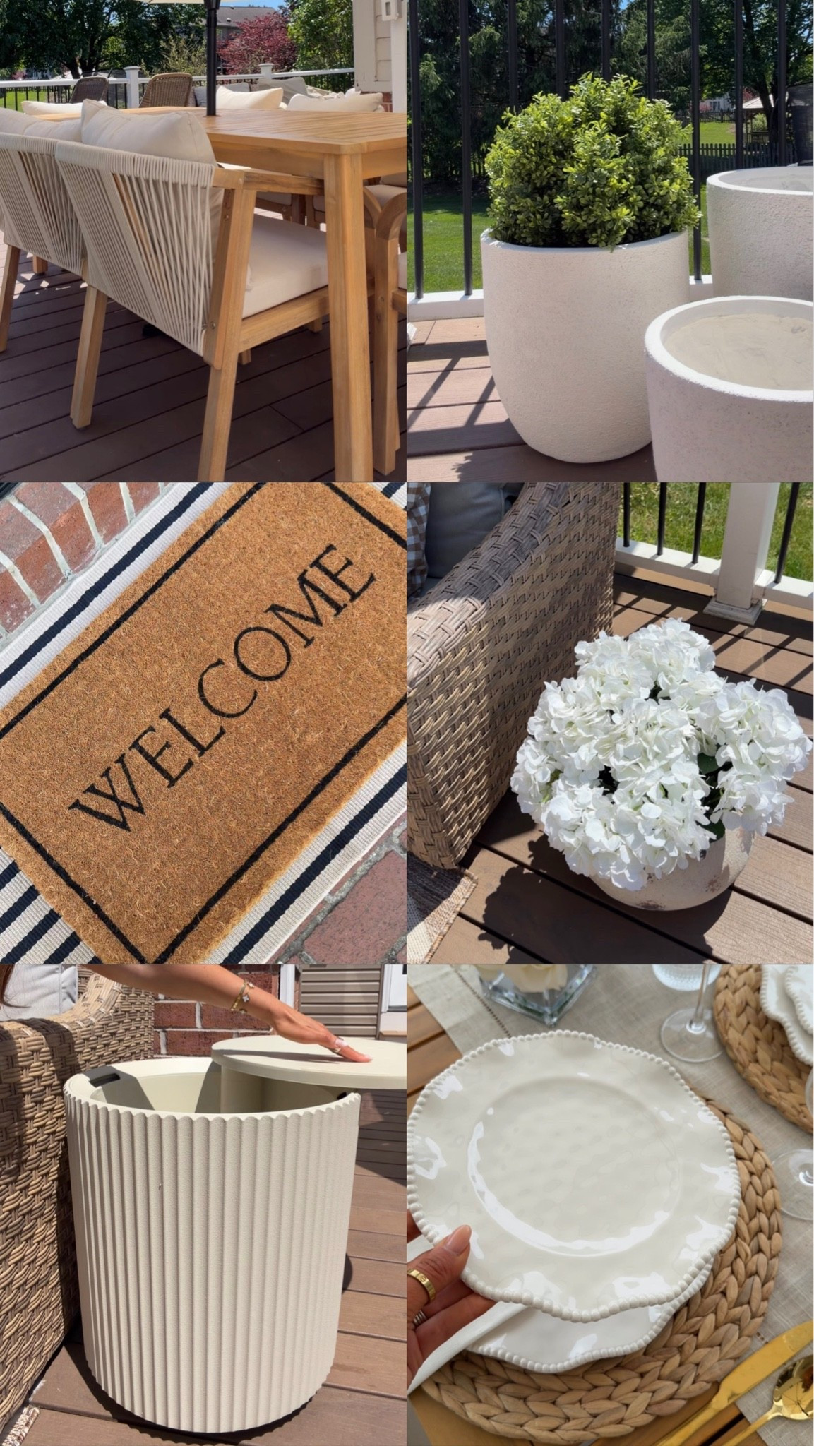 #AD Memorial Day Clearance! Get up to 70% OFF + fast & free shipping over $35 @wayfair. So many outdoor decor finds perfect for everyday and summer parties. @wayfair #wayfair #wayfairpartner 

Outdoor party, welcome mat, outdoor rug, entry rug, planters, floral arrangements, table cooler, patio furniture, porch decor, outdoor table set, tablescape, outdoor hosting

#LTKSaleAlert #LTKHome #LTKSeasonal