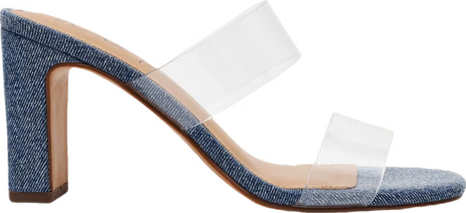 Wild Pair Zandria Two-Piece Clear Vinyl Dress Sandals, Created for Macy's - Macy's | Macy's