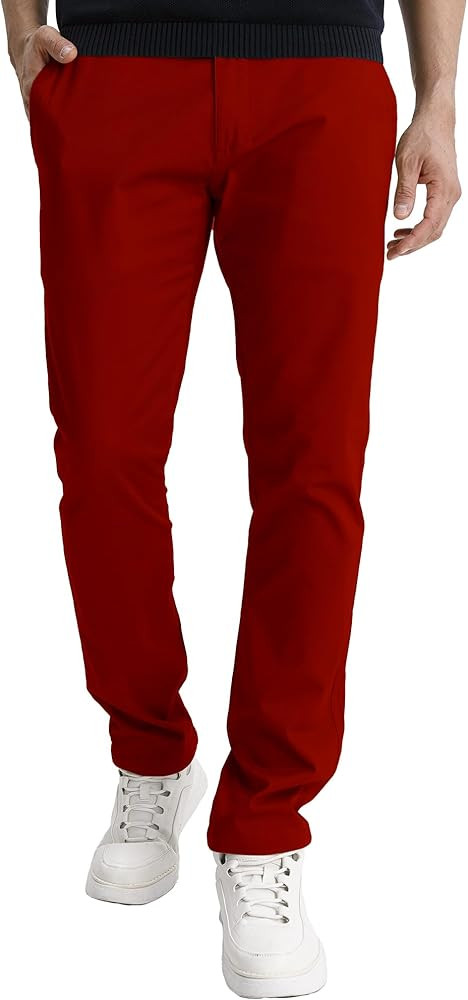 Match Men's Slim Fit Stretchy Casual Pants | Amazon (US)