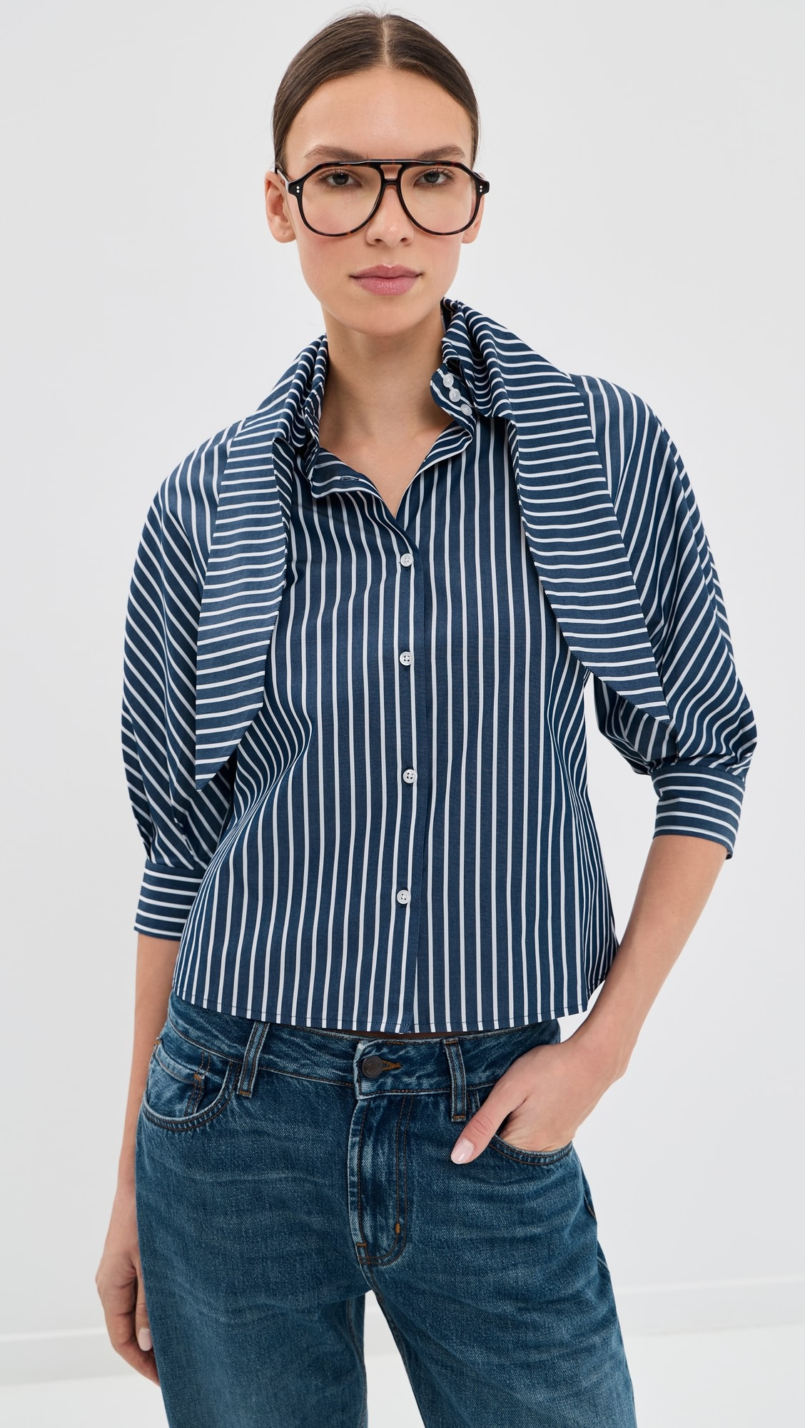 Lilette 3/4 Sleeve Button Down | Shopbop