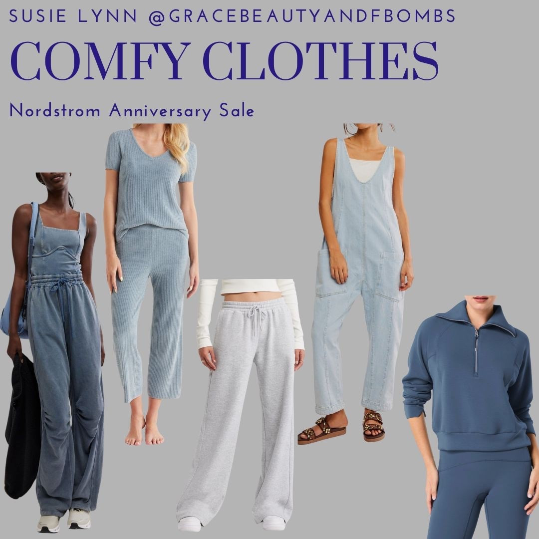 Comfy clothes I love on the Nordstrom Anniversary Sale!
#Nsale #freepeople #Spanx, #BP, #comfysets #comfyjumpsuits #barefootdreams #loungewear #nordstromanniversarysale

#LTKSaleAlert #LTKSeasonal #LTKTravel