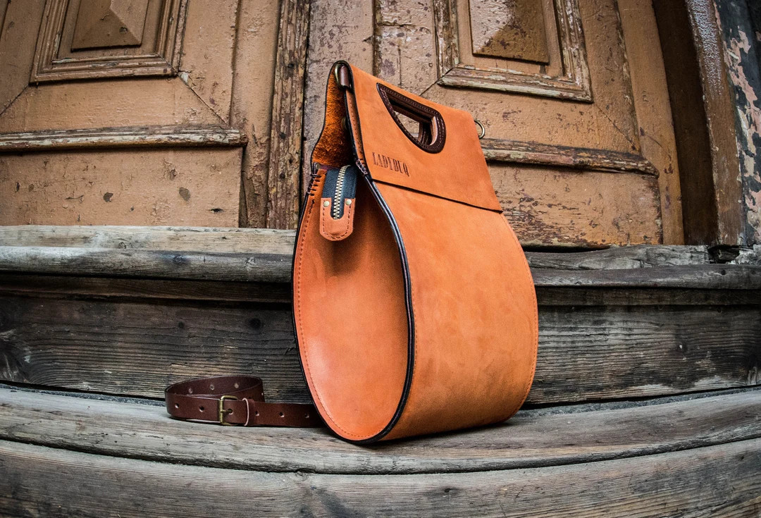 Oversized Leather Tote Bag: Handmade Full Grain, Modern Vintage Style | Etsy (Global)