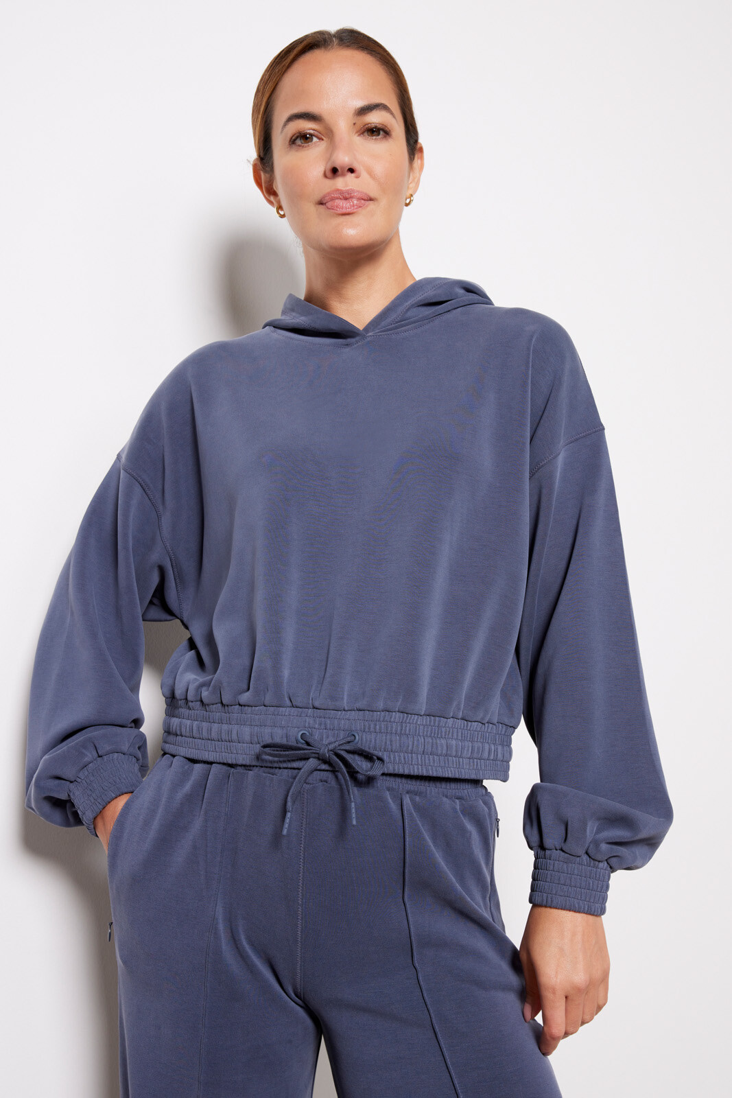 Summer Sand Wash Crop Hoody | Evereve