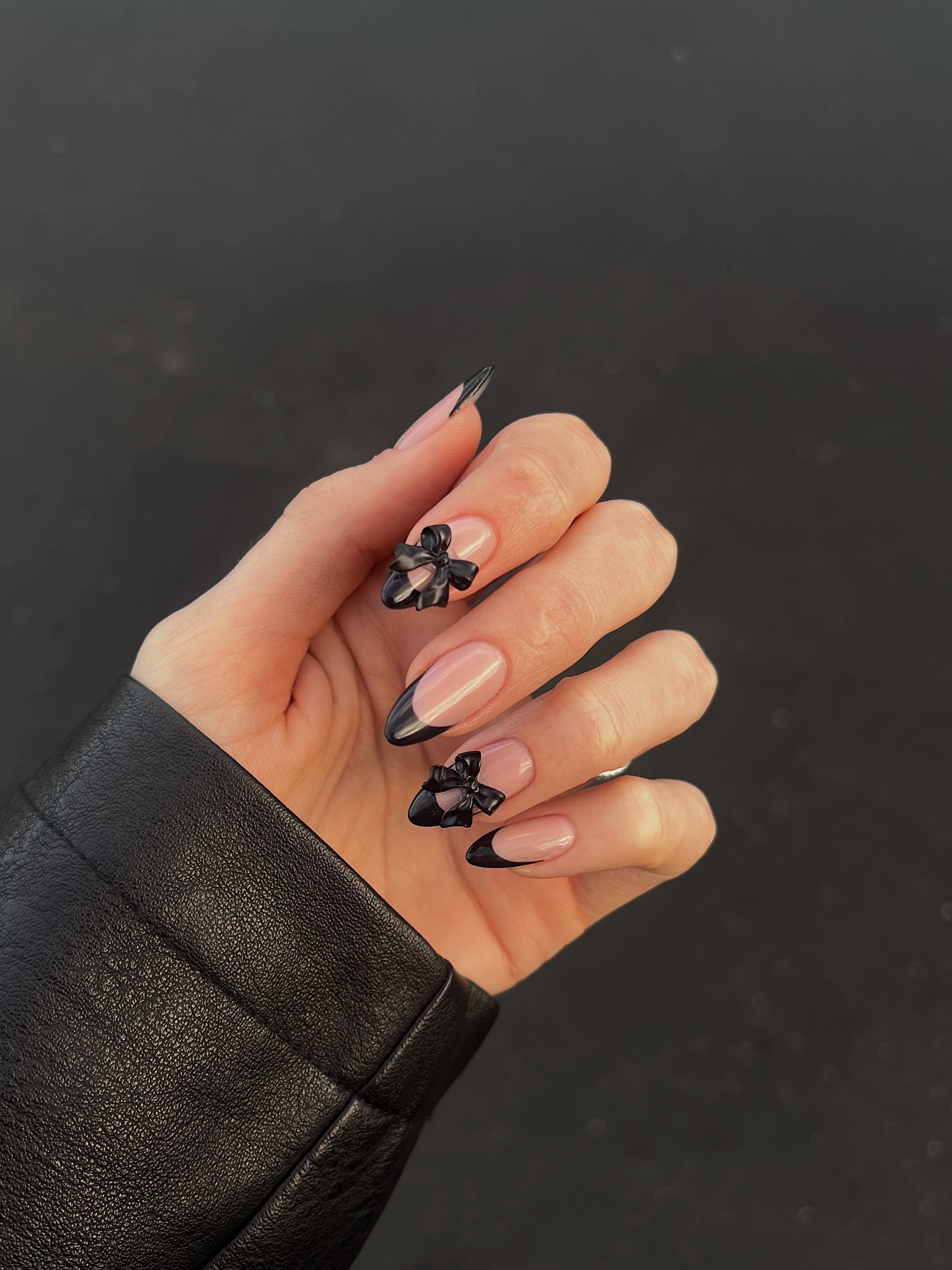 Holiday nails, bow nails inspo, French tip nails

#LTKbeauty #LTKstyletip #LTKHoliday