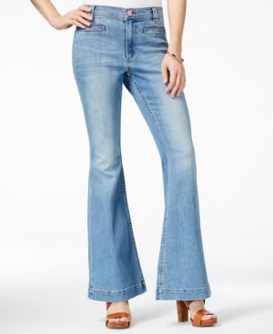 Dittos Amy Heritage Antique Vintage Wash Flared Jeans | Macys (US)