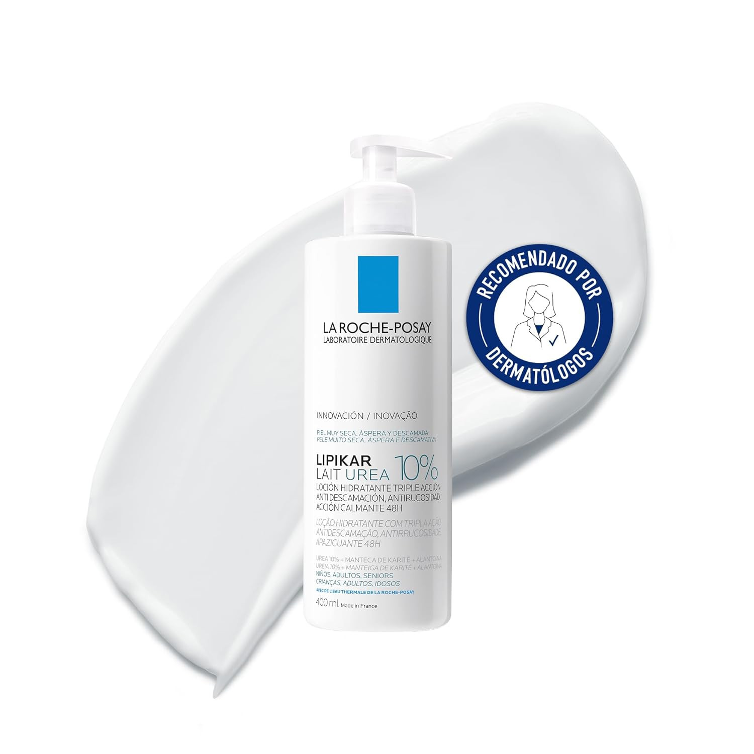 La Roche-Posay Lipikar Urea 10% Roughness Smoothing Lotion, Body Lotion For Dry Skin With 10% Ure... | Amazon (US)