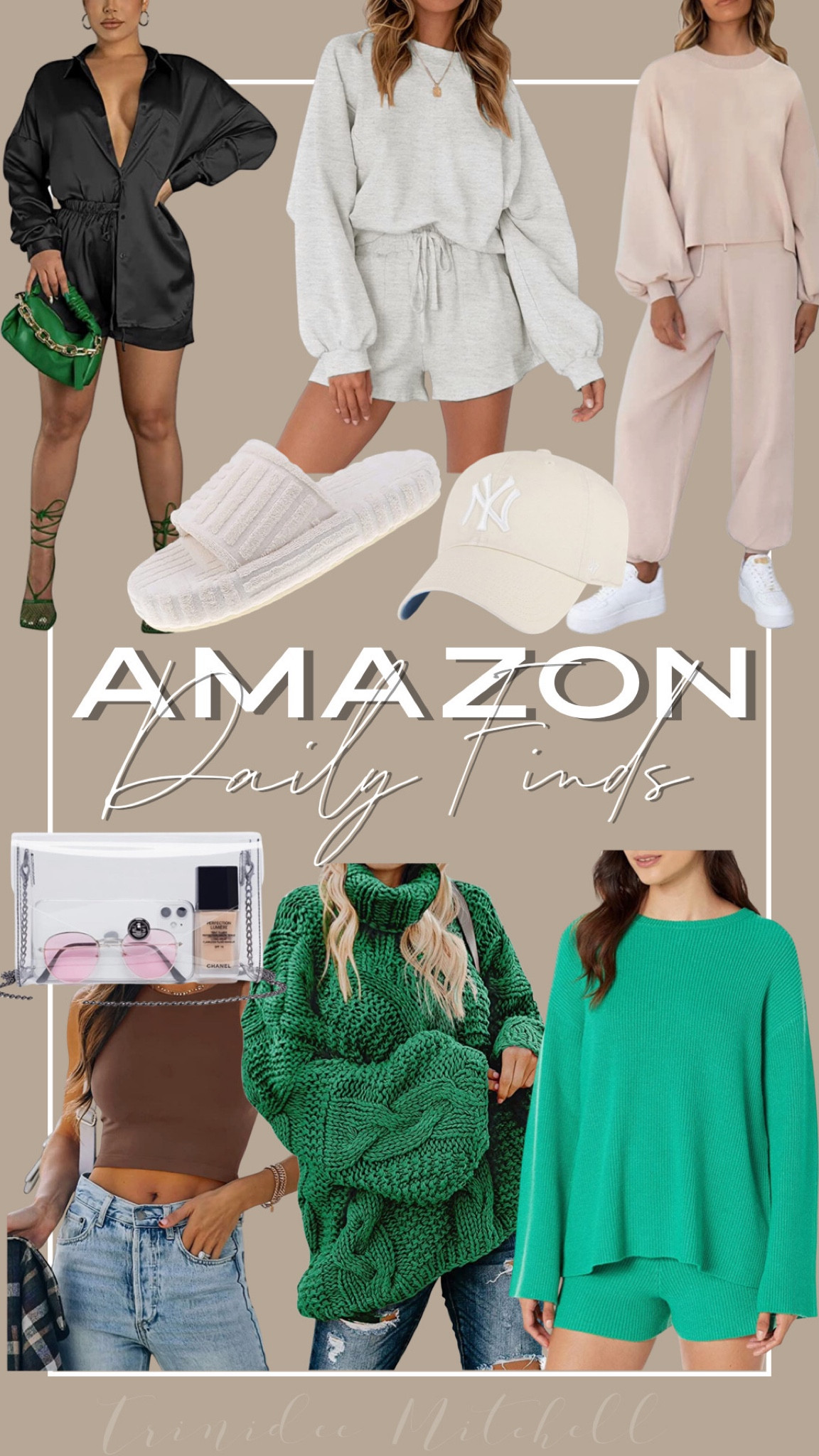Amazon favorites 

The Drop Women's Alice Crewneck Back Slit Ribbed Pullover Sweater

Ekaliy Women's Satin Silk 2 Piece Outfits V Neck Long Sleeve Button Down Blouse and Shorts Set Rompers

Vorspack Clear Purse Gift for Women Clear Crossbody Bag Cute for Sports Concert Prom Party Present

Viottiset Women's 2 Piece Outfits Sweatsuit Casual Knit Pullover Sweater Pajamas Set

MEROKEETY Women's Oversized Batwing Sleeve Lounge Sets Casual Top and Shorts 2 Piece Outfits Sweatsuit

Fuzzy Slippers for Women, Terry Towelling Slider Slippers, Terry Cloth Open Toe Slippers, Open Toe Slippers Women,orthopedic Comfy Premium Slipper, Fuzzy Slippers with Arch Sup(Size:6.5UK,Color:Beige)

REORIA Women’s Sexy Sleeveless Racer Back Tank Tops Halter Neck Crop Tops

REORIA Women’s Sexy Sleeveless Racer Back Tank Tops Halter Neck Crop Tops

47 unisex-adult Baseball


#LTKSale #LTKU #LTKSeasonal