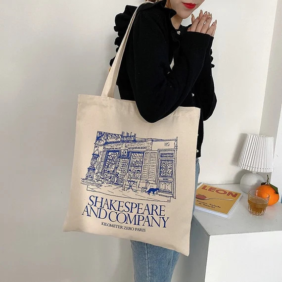 Shakespeare and Company Tote Bag / Daunt Books Canvas Tote Bag | Etsy (US)