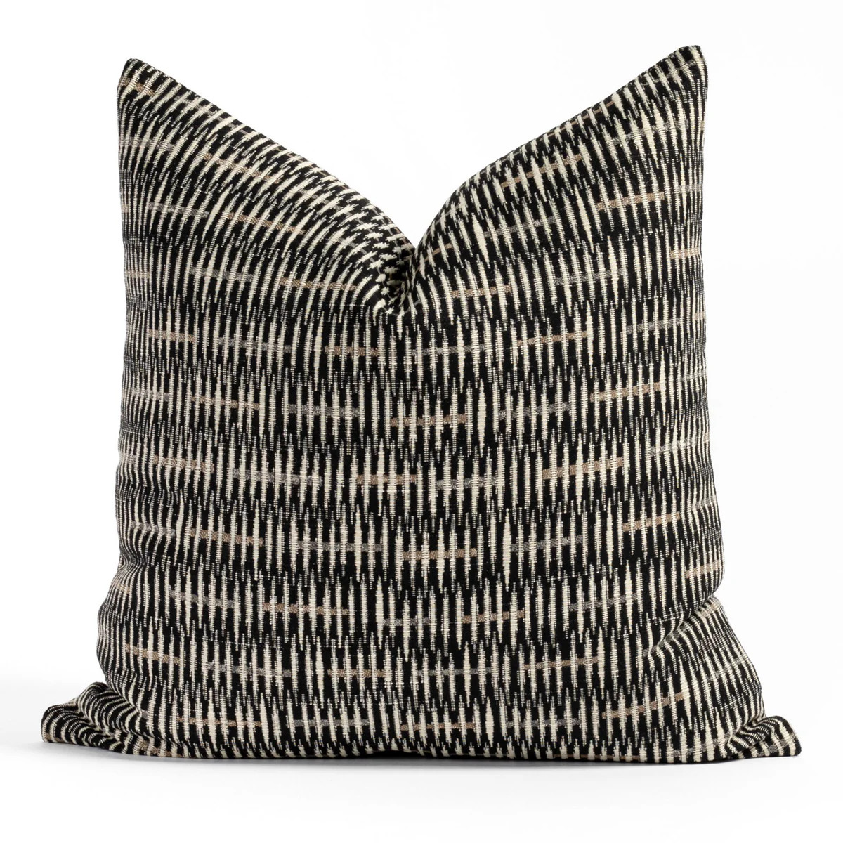 Bilbao 22x22 Outdoor Pillow, Carbon | Tonic Living