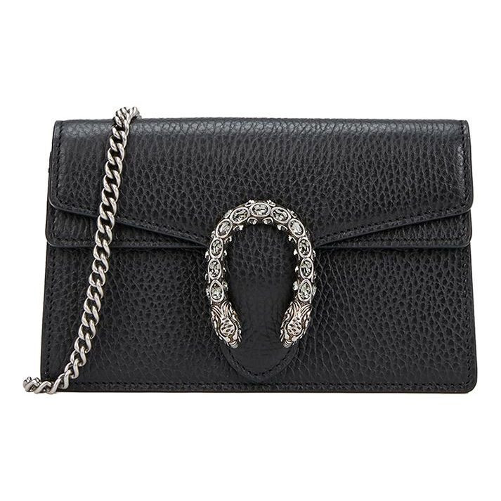 (WMNS) Gucci Dionysus Mini-Sized Single-Shoulder Bag 'Black' 476432-CAOGN-8176 | KICKS CREW