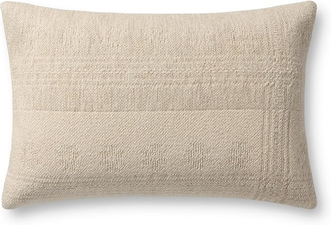 Loloi II Collection PLL0171 Natural 13'' x 21'' Cover Only Pillow | Amazon (US)