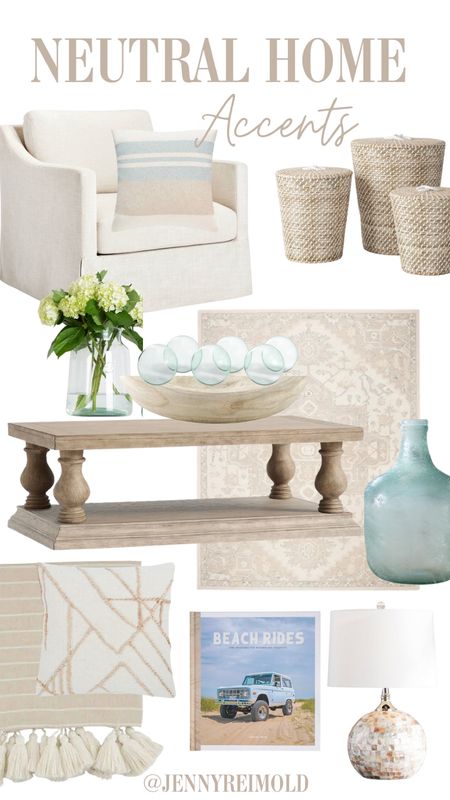 Style your home with some of the pieces from my neutral home “formula.” Soft woods, a combination of neutral textures and sea glass for a pop of color from Mother Nature’s neutral color palette. 

#homedesign #decor #neutrahome 

#LTKstyletip #LTKhome #LTKfindsunder100
