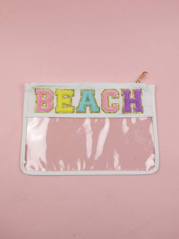 Letter Graphic Toiletry Bag Zipper Clear
       
              
              $9.30        
    (... | SHEIN