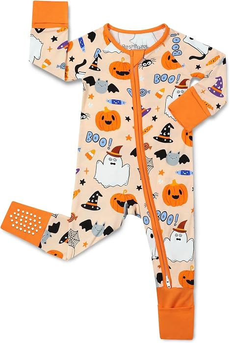 babee Reshinee Bamboo Viscose Baby Footie Pajama, Zipper Sleeper Boys Girls | Amazon (US)