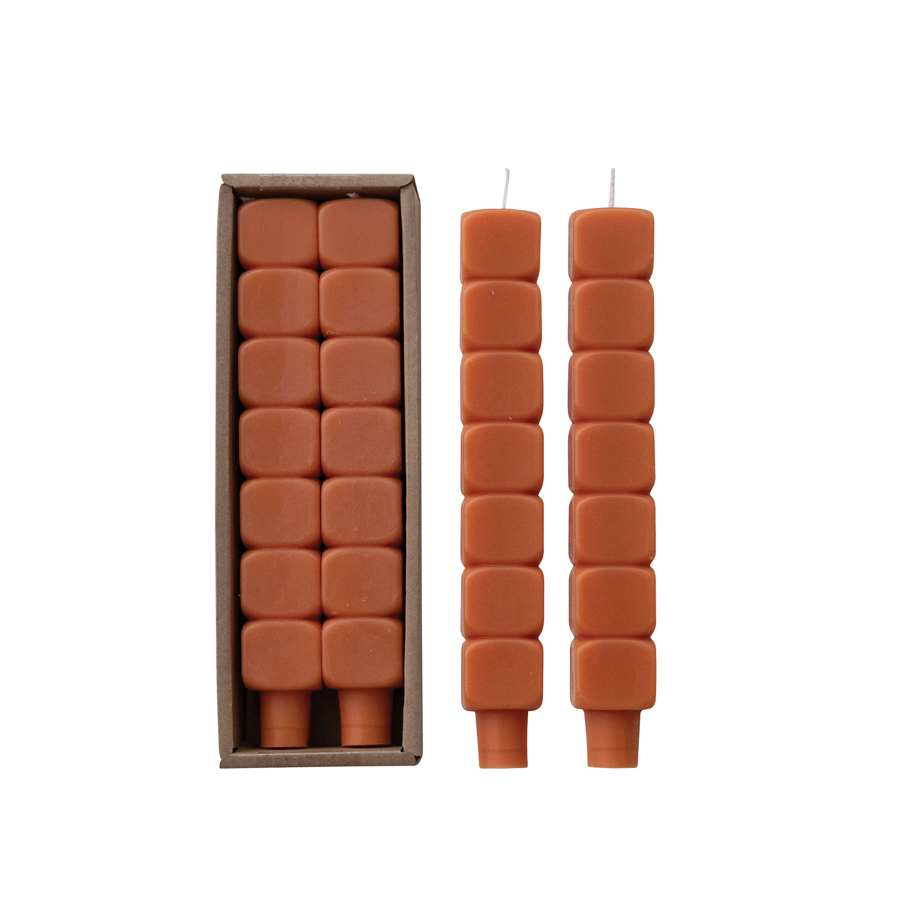 Unscented Block Taper Candles In Box | Wayfair North America
