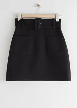 Jacquard Knit Glitter Mini Skirt | & Other Stories (EU + UK)