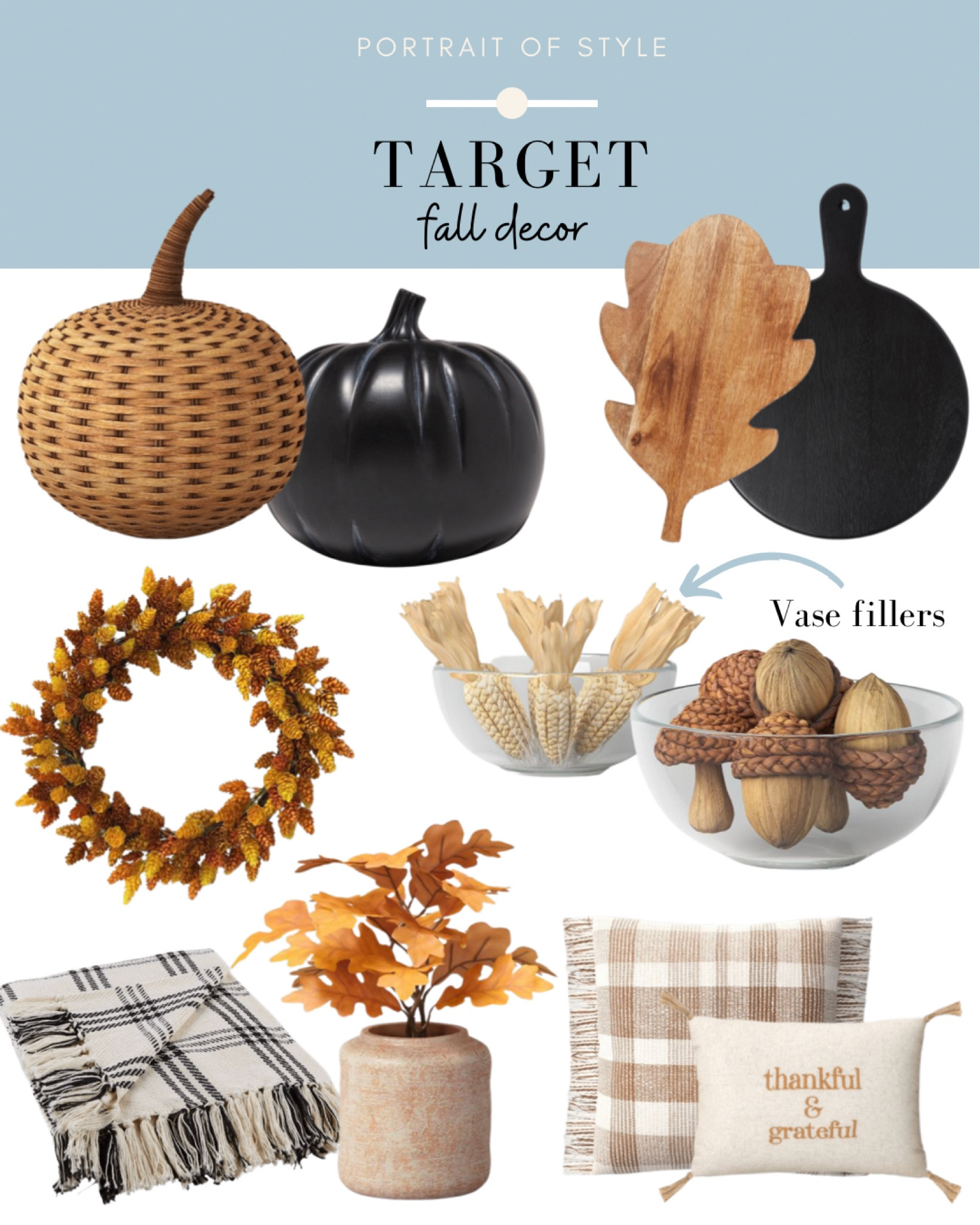 Fall decor at Target! #targetdecor #homedecor #targethome #targetstyle #fallhomedecor #fall #falldecorations #seasonaldecor #falldecor #portraitofstyle

#LTKSeasonal #LTKunder50 #LTKsalealert