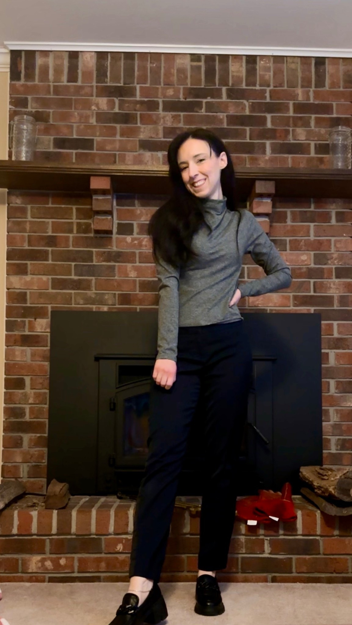 
Gray turtleneck size XS
Blue tuxedo pants size 00
Black loafers sizes 6.5

Workwear, work outfit, spring, casual, business, minimalist, millennial, spring 


#LTKStyleTip #LTKFindsUnder100 #LTKWorkwear