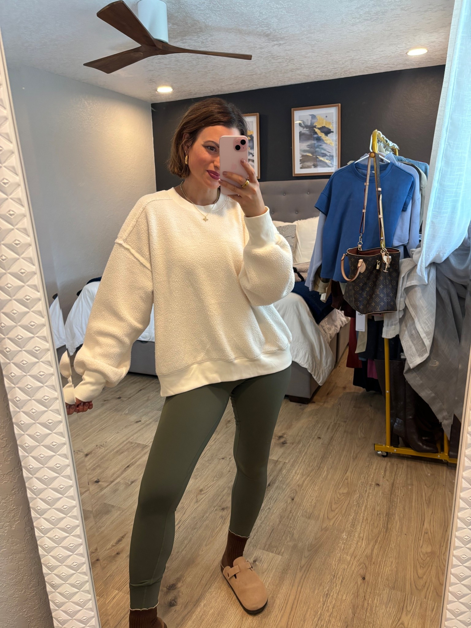 In love with this fuzzy cream crewneck! So cozy and perfect for chilly mornings ⛅️

#LTKgrwm #LTKootd #LTKFindsUnder50