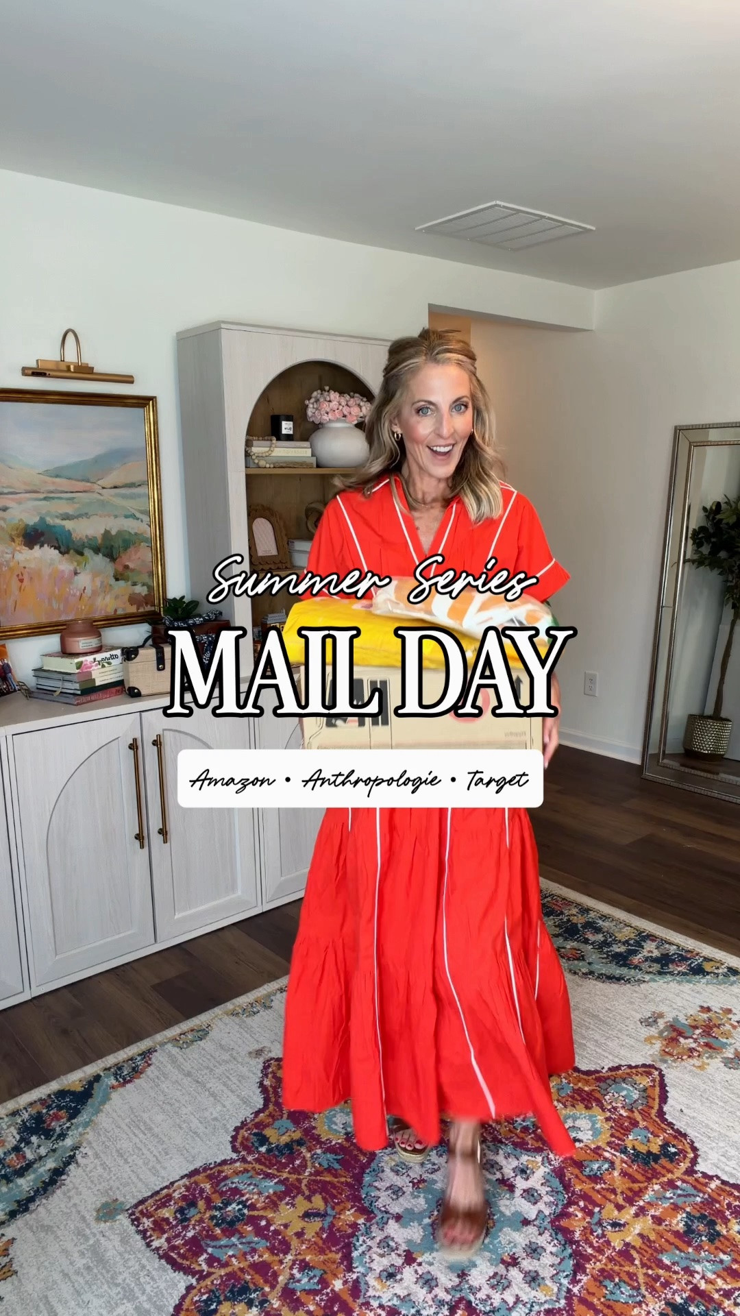 Today’s Mail Day was a fun one! From tailgating finds and back-to-school looks to look-for-less striped dresses, new Target trousers under $40, 30% off jeans, and the most beautiful dress that I have no idea where I’m wearing yet—but it was 50% off, so obviously I love it. Comment MAIL and I’ll send you all the links!

So many good finds from Anthropologie, Amazon, and Target, and everything is either on sale or under $40!

I’m 5’5” for reference and wearing an XS in pants and dresses and size 26 in jeans. I do need to size down in the Target trousers!

Which find is your favorite?

Mail day finds, affordable fashion finds, Target new arrivals, Amazon fashion finds, Anthropologie sale finds, Target workwear, teacher outfits, back to school outfits, affordable teacher style, trousers for work, work pants under $40, look for less dresses, striped dresses, tailgating outfits, game day outfits, orange dress, fall fashion finds, jeans on sale, affordable fall fashion, workwear for women, teacher fashion, fashion over 40, fashion over 50, everyday outfit ideas, budget friendly fashion
