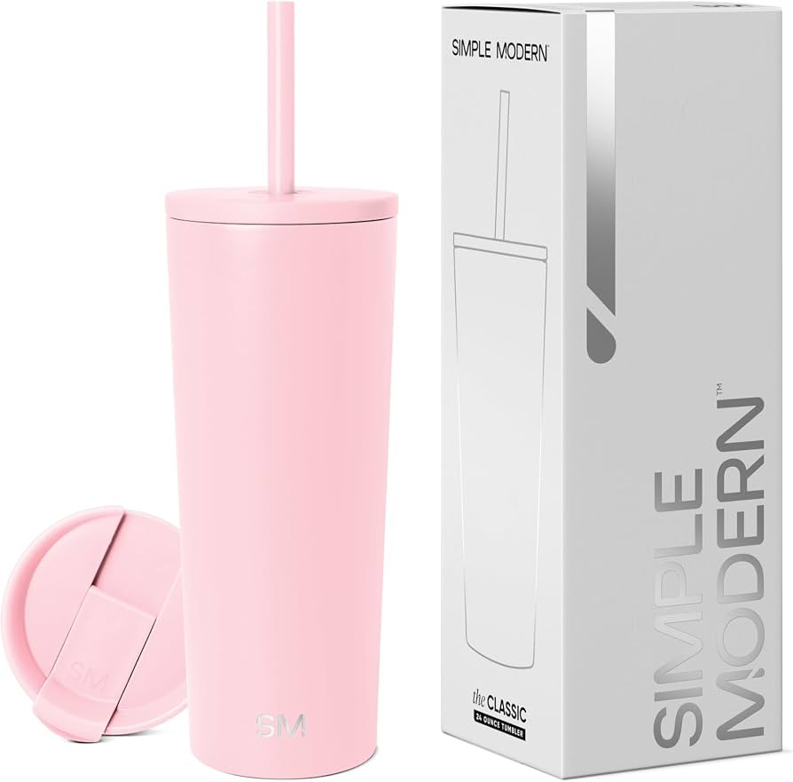 Simple Modern Insulated Tumbler with Straw and Lid | Iced Coffee Cup Reusable Stainless Steel Wat... | Amazon (CA)