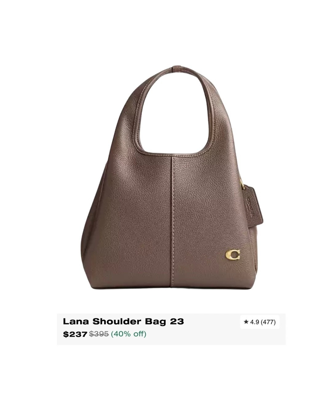 Coach shoulder bag 👜_SALE ALERT

#LTKSaleAlert
