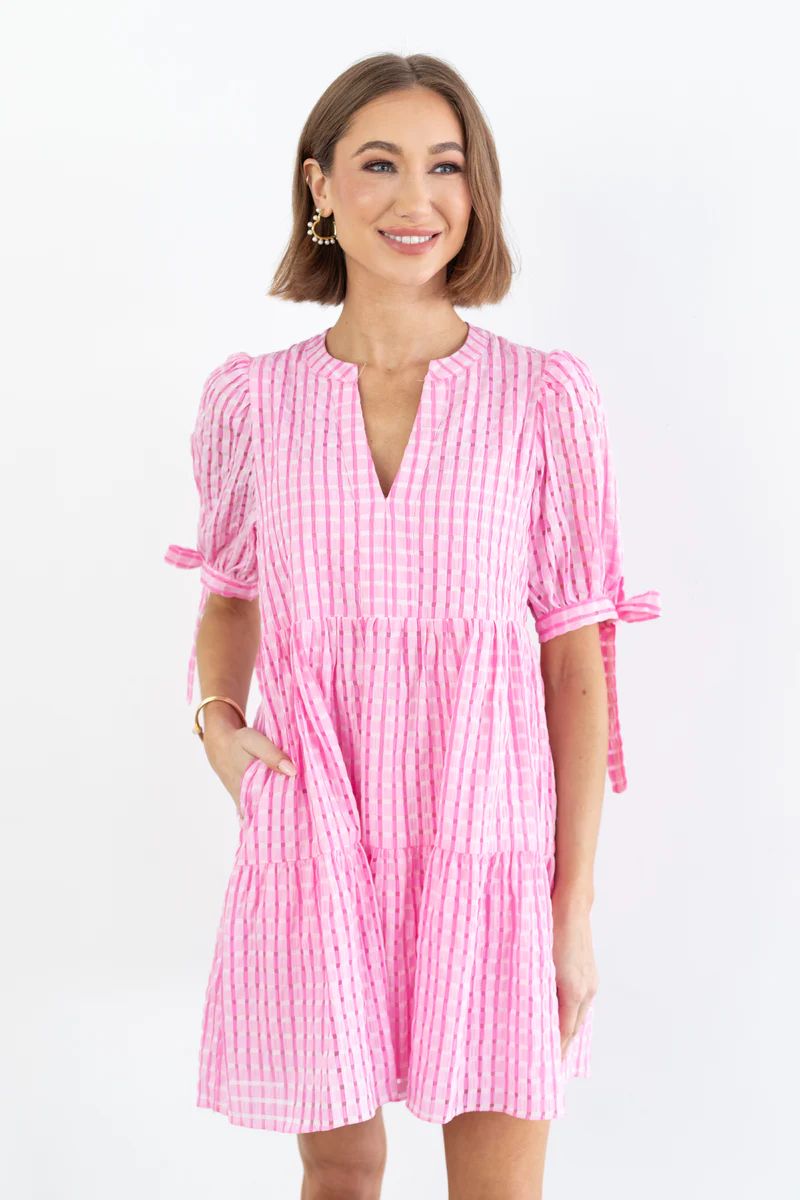 Ainsley Dress- Pink | Avara