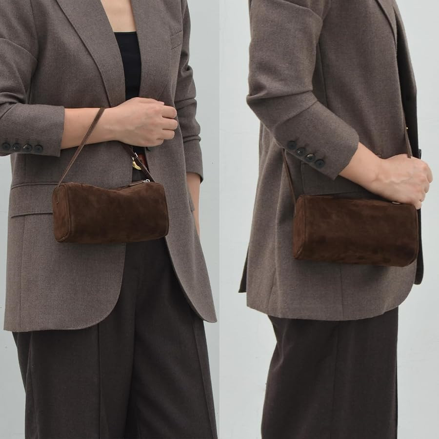 DONNAIN Premium Suede Leather Crossbody Purses for Women | Amazon (US)